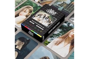 SAMSHINE Kpop Girl Group IVE Photocards 55Pcs IVE Lomo Cards IVE After Like Album Cards IVE 2022 Picture Cards IVE Merch Lomo Photocards Set Fans Gifts (IE-like)