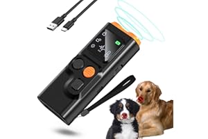 BUBBACARE Anti Barking Device Ultrasonic, Small & Portable Stop Dog Barking Device, Handheld No Bark Dog Barking Control Device with Widely Control Range, Bark Stopper for Puppy Small Large Dog Outdoor Indoor