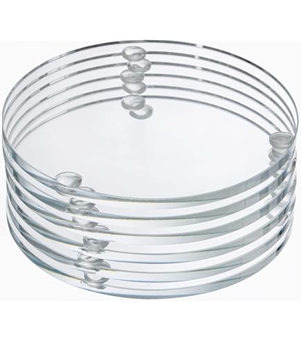 Set Of 2 Glass Sugar Bowls With Lids & Spoons - 6oz Clear Condiment Containers