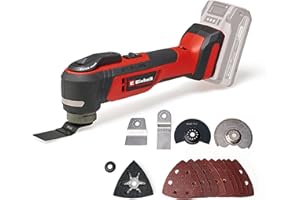 Einhell Professional Herramienta multifunción con batería TP-MG 18 Li BL-Solo Power X-Change (18 V, 3 funciones, portaherramientas magnético, incl. accesorios, sin batería)