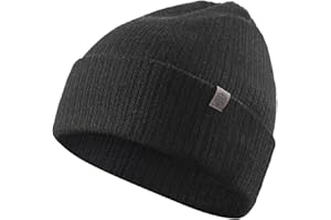 TRENDOUX Gorro Termico Hombre Mujer: Gorra Lana Cálido Suave Prenda, Básica Cómoda Elástica, Ideal Practicar Ciclismo Senderismo Aire Libre