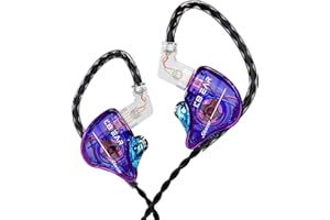 keephifi KBEAR Storm in Ears - Auriculares intraurales para músicos, cantantes, audiófilos, auriculares intraurales de 10 mm, fuertes magnéticos dinámicos, para correr, montar a caballo, deportes