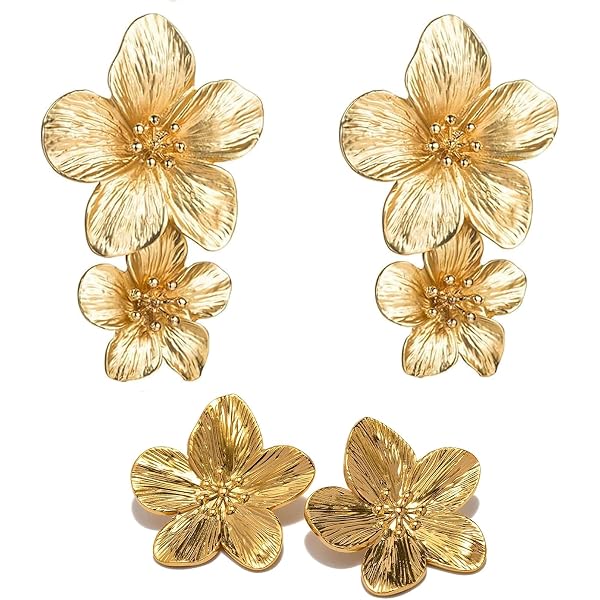 Chanel Vintage Gold Metal, Black Enamel, And Imitation Pearl Camellia Flower Bow Drop Earrings, 1993 Available For Immediate Sale At Sotheby's