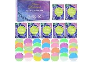 LEOCE 28pcs Aromatherapie Dusche Dampfer für Entspannung Geburtstag Weihnachten Set für Frauen und Männer, Duschbomben Tabletten für Stress Linderung und Selbstpflege, Luxus Home Spa