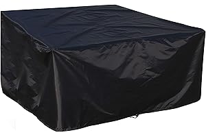 B.PRIME – pokrowiec na stoły i meble ogrodowe – 200 x 160 x 70 cm – wodoodporny, przepuszczający powietrze i stabilny wobec UV – powłoka ochronna premium z materiału poliestrowego Oxford 210D