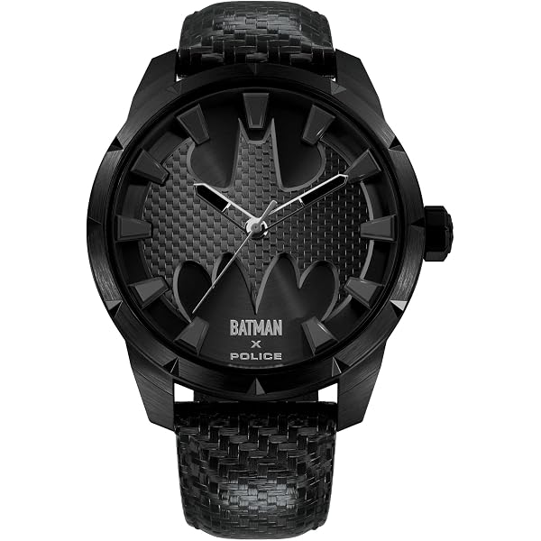 DC Comics Orologio Analogico al Quarzo Uomo con Cinturino in Acciaio Inossidabile BAT8073AZ