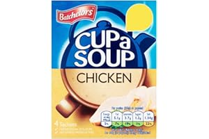 Batchelors Cup A Soup - Sopa de pollo - 81 g - Pack de 4 unidades