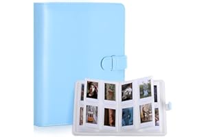ELAKIRI Album Fotos con 256 Bolsillos para 3 Zoll Film, Albumes de Fotos Compatible Fujifilm Instax Mini 12/11/9/EVO/Liplay + Polaroid 600/GO Generation 2/Now Gen 2,Kodak Mini 2 Retro/Canon Zoemini 2