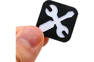 LEGEEON Mini chiave di toppa per attrezzi meccanici e cacciavite, gancio con retro per kit di attrezzi EDC meccanici, zaini, cappelli, pannelli ingranaggi