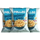 Fellas Nohut Cipsi - Deniz Tuzlu (50 g) (3 paketi)