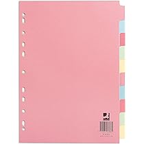 Agoer 10 stuks A4-portefeuilles A4, doorzichtige plastic portefeuilles A4, enveloppen portefeuilles mappen met zak, haak- en lussluiting, ringband met 11 gaten, geponste plastic map voor school