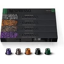 Nespresso Original Italian Inspired Pack 50 Coffee Capsules - 10 x