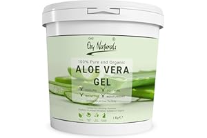OA3 Oxy Naturals Aloe Vera Gel Cruelty Free and Vegan - Cooling, Soothing and Moisturising for All Types Skin & Hair 1Kg