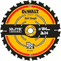 Lame Scie Circulaire DEWALT DT1940-QZ - 184x16mm, 30 Dents, Pour Construction