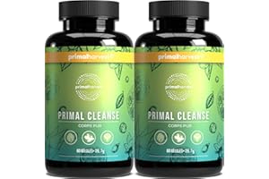 Primal Harvest Corps Pur - (1 gélule par jour) - Detox des intestins - Plantes pour les intestins - Ingrédient actif SLENDACOR - Gestion saine du poids - Poudre de Spiruline