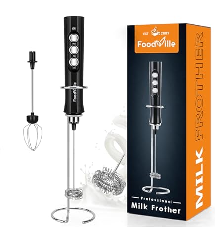 Maestri House Montalatte Elettrico Portatile - Schiumatore Per Cappuccino Con Controllo Velocit&agrave;