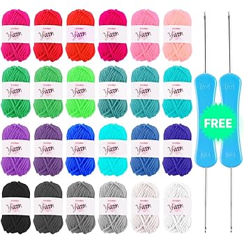 Set Filati Gründl Per Amigurumi - 10 Mini Gomitoli Cotone Colorati Per Uncinetto E Maglia - Foto 2