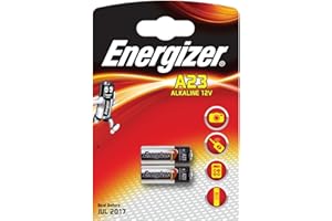 Energizer Lot de 2 piles alcalines A23 MN21 LRV08 GP23A 12V