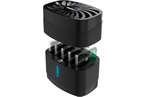 SABRENT Station d'accueil USB-C 5 Baies pour disques durs et SSD SATA 2,5" avec Ventilateur de Refroidissement intégré (DS-5R15)