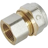 SOMATHERM FOR YOU - / 3717-16-12 - Straight coupling compression for &Oslash;16 Multilayer tube - female 12/17 (3/8 '')
