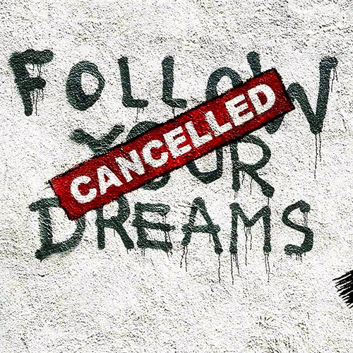 Banksy Graffiti Künstler ‚Folgen ihrer Dreams Abgesagt‘ – 40.6cm (40cm) Kissenbezug - 2