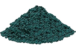 BMDP - Piedra Coloreada Decorativa - Piedras Acuario – Piedras Decorativas - Gravilla para Plantas Y Macetas – Pecera – Terrario Plantas – Decoracion Jardin Exterior -Grano 6-9 mm (2, Verde Oscuro)