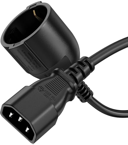 InLine Netz Adapter Kabel Kaltgeräte C14 Auf Schutzkontakt