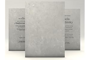 ‎DIRXBUSCHINGER Urkundenpapier "Structure Grau" 10 Blatt | universal | für Urkunden Zertifikate Speisekarten | DIN A4 190g/qm | hochwertig | Briefpapier | Kartonpapier | certificate paper | Blanko Urkunde | Anerkennung Papier