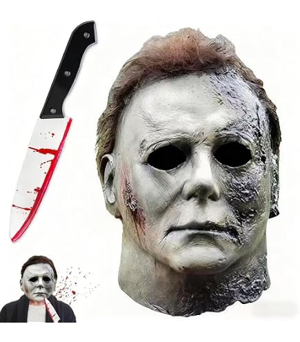 Masque Michael Myers En Latex - Effrayant Pour Halloween, Cosplay | Qualité Supérieure, Unisexe Adulte