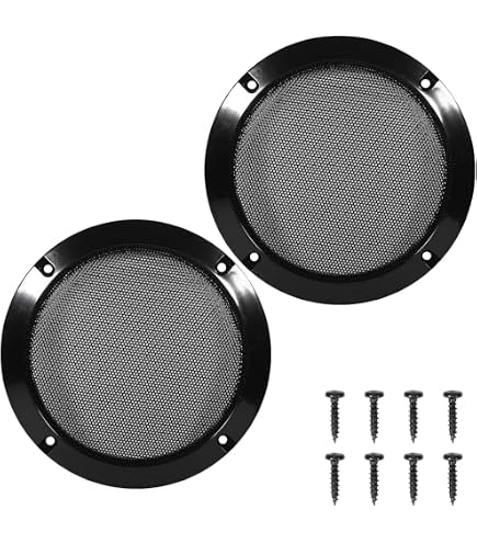 2x Griglie Protettive Per Woofer E Altoparlanti Da 6×9″ – Casse Acustiche E Speaker Ovali – Colore Nero