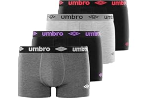Umbro Boxer da Uomo Biancheria Intima in Cotone