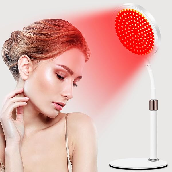 Rotlicht Therapie Lampe Mit 80 LEDs – Infrarot-Panel, 55W, Einstellbarer Winkel & Timer, Für Schmerzlinderung