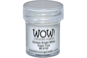 WOW! Wow Embossing Powder WOW Embossing-Puder, 15 ml, deckend, hellweiß