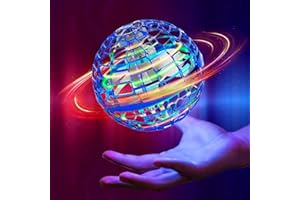 bestyks Flying Orb Ball Orb Pro Spinner Mini Drone Ball For 6 + Year Old Kids Hover Balls Boomerang Ball Fly Orbi Pro Flying Spinner Mini Hover Drone Toys - Blue