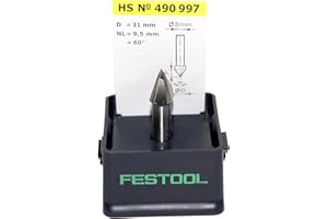 Festool V-Nutfräser HS S8 D11/9,5/60°