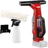 Einhell Ak&uuml;l&uuml; Teleskopik Cam Temizleyici BRILLIANTO 3437100 | PXC | 18 V | iz bırakmayan temizlik | 28 cm emiş nozulu | mikro