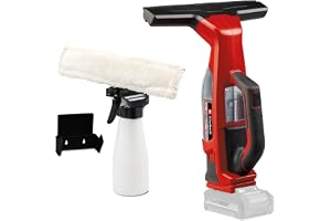 Einhell sladdlösa fönsterrengöraren BRILLIANTO Power X-Change (18 V, 28 cm långt sugmunstycke, rengöring utan ränder, inkl. sprejflaska med mikrofibertrasa, utan batteri)
