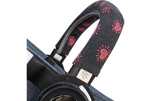 JYOKO KIDS Housse pour Barre de Protection Poussettes (FLUOR HEART, Unipersonnel)