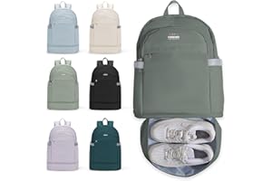 SZLX Plecak Gimnastyczny Dla Kobiet z Przegrodą na Buty i Mokrą Kieszenią Składany Plecak Podróżny na Laptopa Wodoodporny Plecak Szkolny Sportowy Plecak Gimnastyczny do Pływania Joga