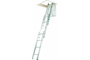 Abru Arrow 3 Section Aluminium Loft Ladder