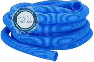 Duraol Tuyau de piscine 38 mm I Longueur 9 m I Tuyau flottant pour aspirateur sol & pour pompe de piscine I Conduite de piscine 38 mm noir I Accessoire haut de gamme