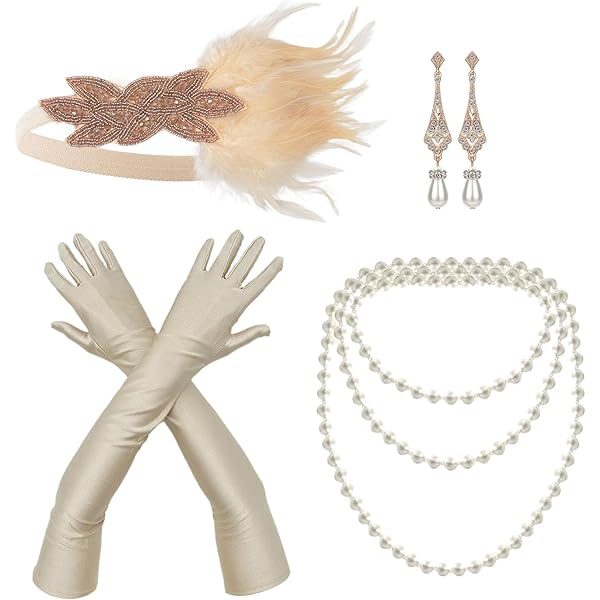 MIMIKRY Tina Turner Jurk met franjes, goud met veren, disco outfit, jaren '70, dameskostuum jaren 20, Charleston mini-jurk, maat: L