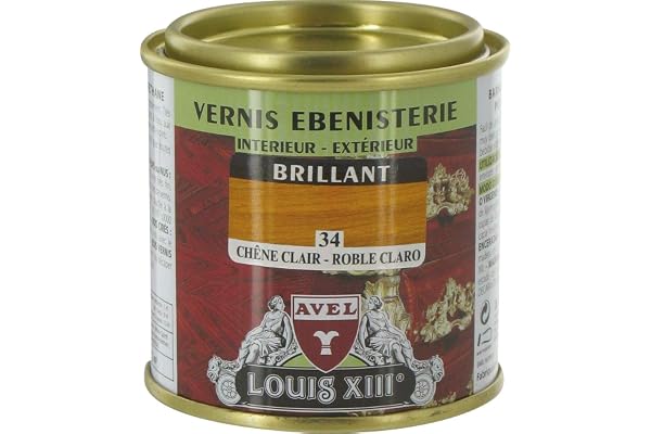 Louis XIII 340950 Vernis bois brillant 125 ml Incolore