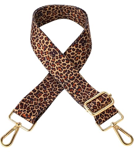 1 Pièce Bandoulière Imprimé Léopard Gris, Sangle De Sac à Dos