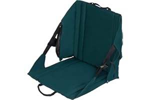 Gardenista da Giardino Idrorepellente Seduta a Terra | Sedia Pieghevole Portatile con Schienale per Esterni | Ideale per Escursioni, Gradinata Dello Stadio, Campeggio e Parco | Leggera (Verde)