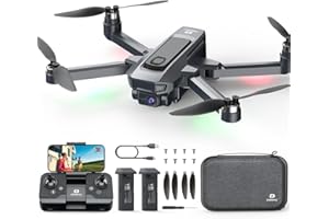 ‎DEERC DEERC D25 Faltbare Drohne mit 1080P Kamera, RC Quadrocopter mit 5G FPV, 40 Min. Flugzeit, Optischer Fluss, Brushless Motor, 360° Flip, 3 Geschwindigkeiten, Geschenk für Anfänger & Jugend