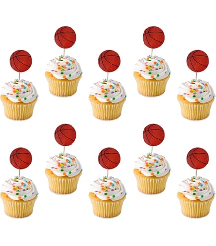 Gyufise Lot De 24 Décorations De Gâteau D'anniversaire à Paillettes