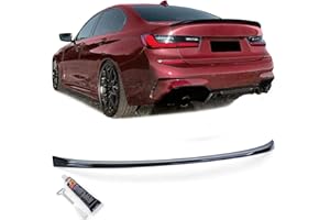 ‎TENZO-R Sport Heckspoiler Lippe Schwarz Glanz mit ABE passend für 3er BMW G20 2019-2022