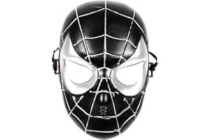 Inception Pro Infinite 5 - 8 ans - Masque Costume - Déguisement - Carnaval - Halloween - Super héros - Spider-Man - Noir - Enfants