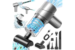 KUCKEE Handheld Vacuum Cleaner, Car Vacuum Cleaner, Hand Held Vacuum Cordless, USB Car Vacuum Cleaner Car Hoover for Car, Home, Office, Kitchen